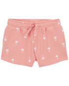 Baby Palm Tree Pull-On French Terry Shorts, image 1 of 2 slides