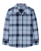 Kid Plaid Button-Front Shirt, image 2 of 4 slides