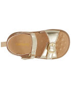 Baby Every Step® Gold Sandals, image 4 of 6 slides