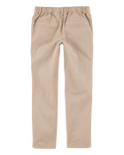 Kid Stretch Chino Uniform Pants - Khaki, image 2 of 4 slides
