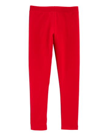 Kid Cotton Stretch Leggings, 