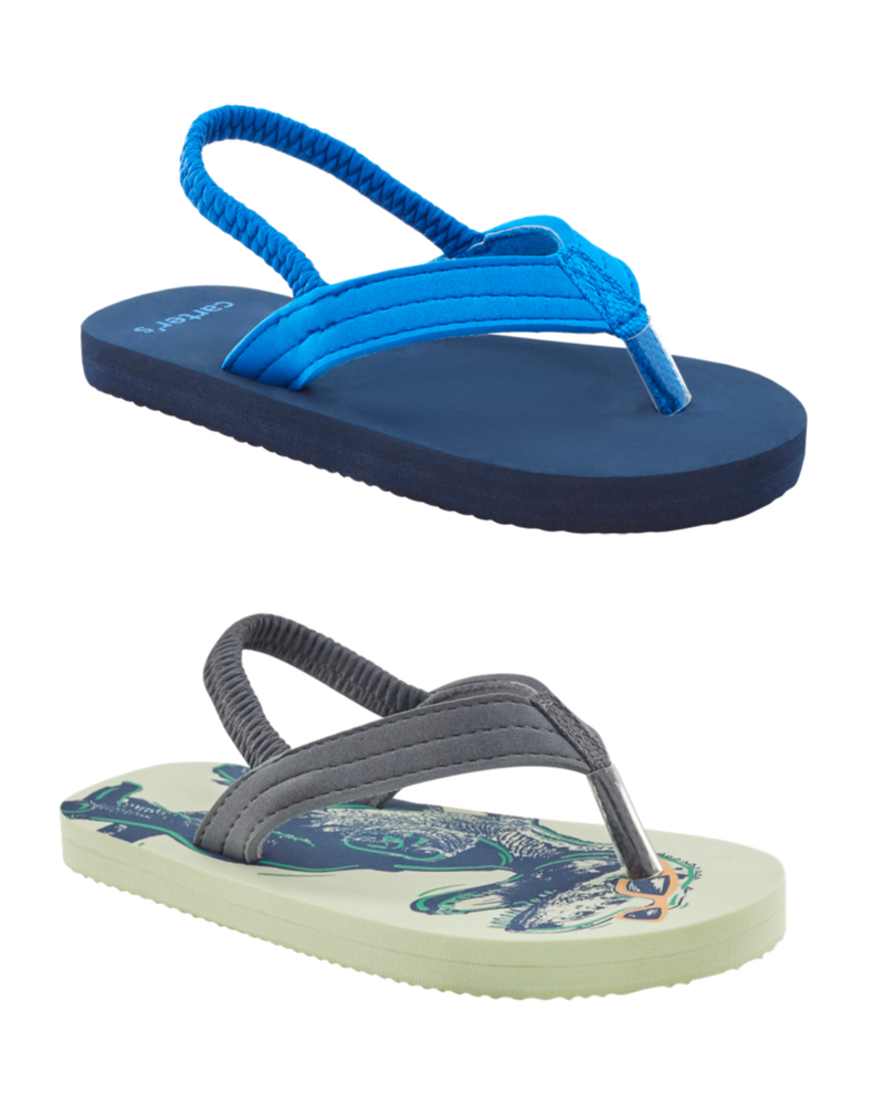 2-Pack Flip Flops, image 1 of 14 slides