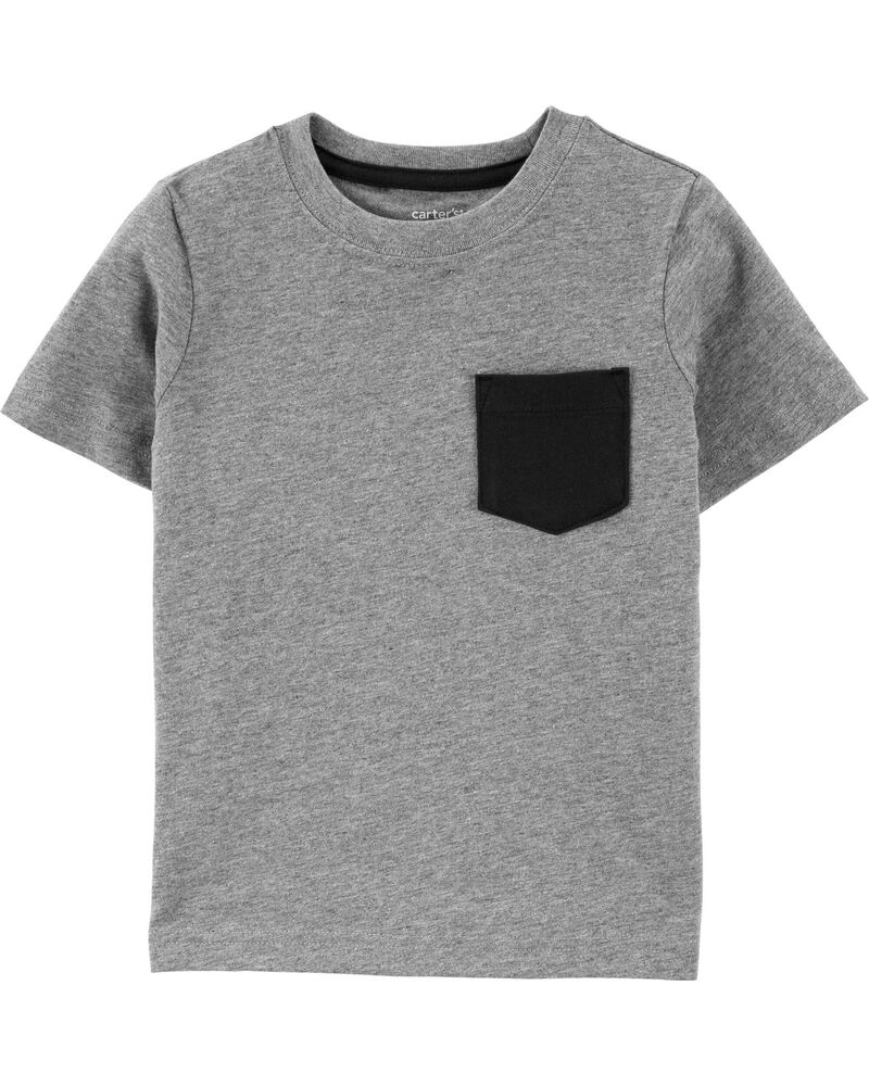 Grey Pocket Tee, image 1 of 4 slides