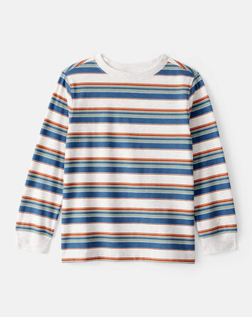 Boys Striped Long-Sleeve Tee , 