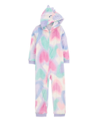 Kid 1-Piece Dinosaur Fleece Costume Pajamas, image 2 of 5 slides