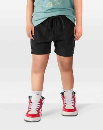 Toddler Pull-On French Terry Shorts - Black, 
