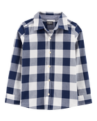 Kid Plaid Button-Front Shirt, image 1 of 4 slides