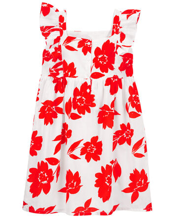 Kid Floral Flutter Dress, 