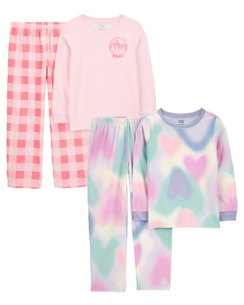 Kid 4-Piece Fleece Pajamas, image 1 of 5 slides