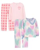 Kid 4-Piece Fleece Pajamas, image 1 of 5 slides