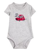 Mommy And Daddy Dog Short-Sleeve Bodysuit, image 1 of 3 slides