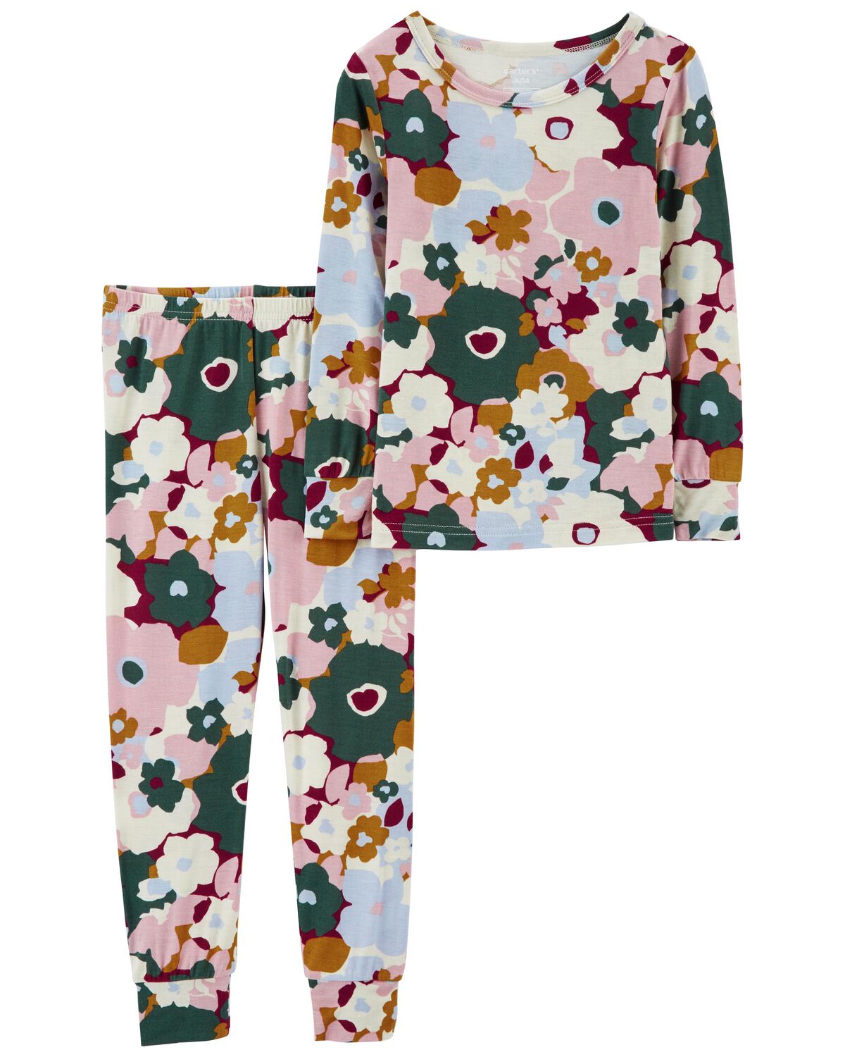 Multi Baby 2Piece Floral PurelySoft Pajamas
