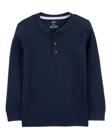 Toddler Long-Sleeve Henley Tee, 