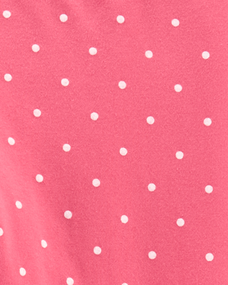 Kid Cotton Polka Dot Stretch Leggings, image 2 of 4 slides