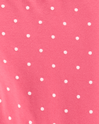 Kid Cotton Polka Dot Stretch Leggings, image 2 of 4 slides