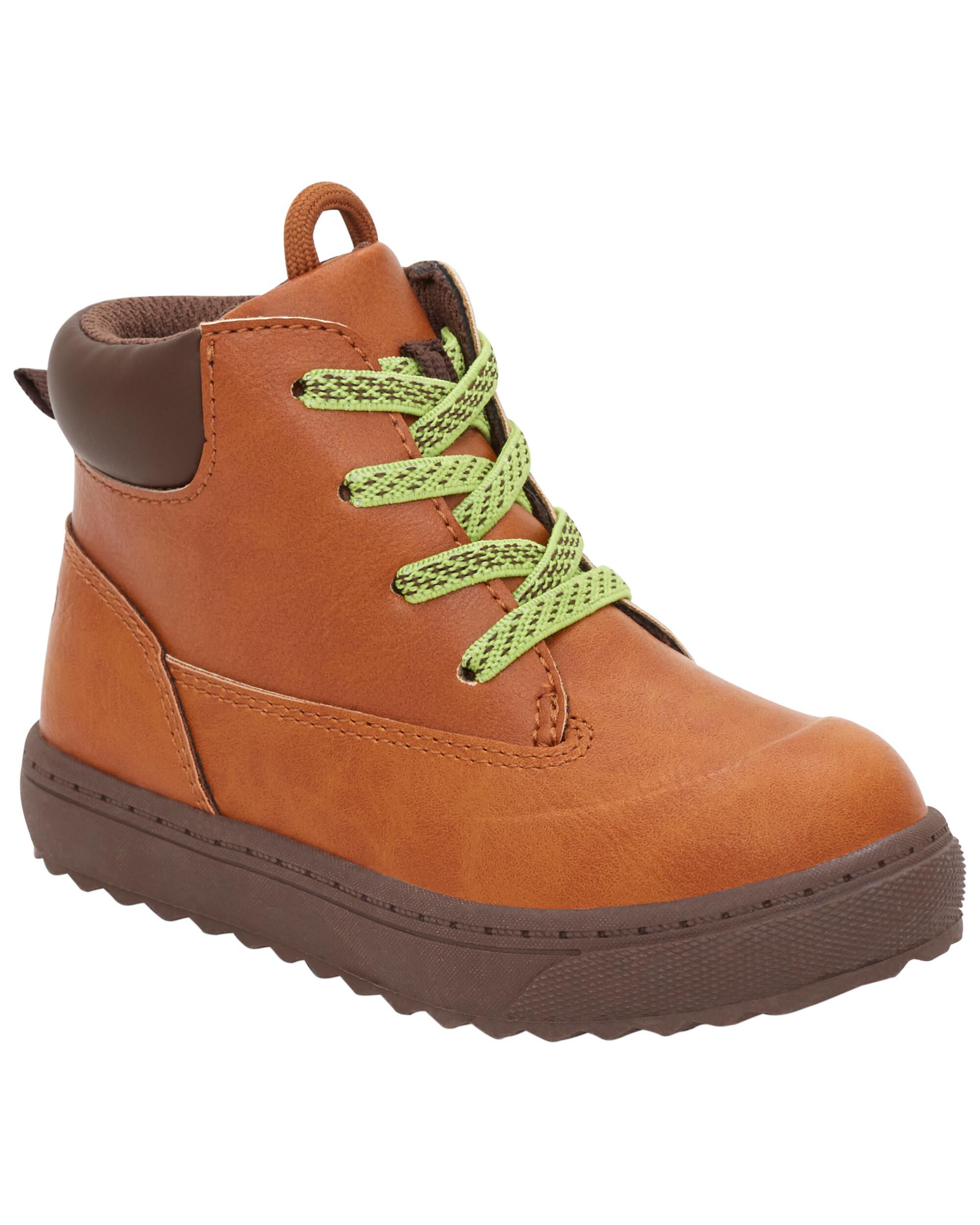 Brown Toddler Larry Fashion Boots carters