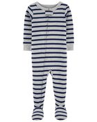 Toddler Striped Cotton Pajama, image 1 of 3 slides