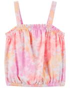 Baby Tie-Dye Jersey Bubble Tank, image 1 of 3 slides