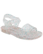 Toddler Glitter Jelly Sandals, image 1 of 6 slides