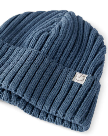Baby Organic Cotton Sweater Knit Beanie, 