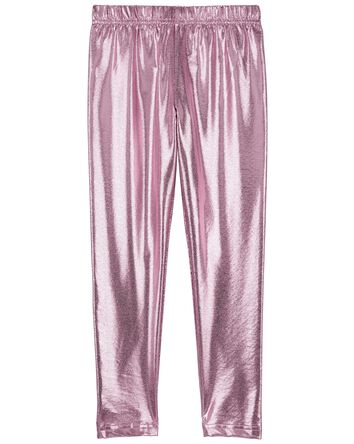 Kid Metallic Leggings, 