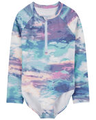 Kid 1-Piece Rashguard Swimsuit, image 1 of 4 slides