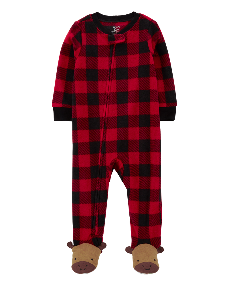 Toddler 2-Pack Fleece Footie Pajamas, image 4 of 6 slides