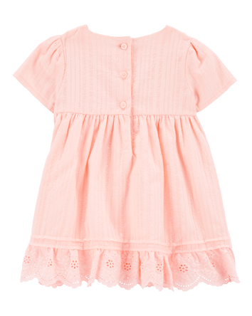 Baby Eyelet Babydoll Dress, 