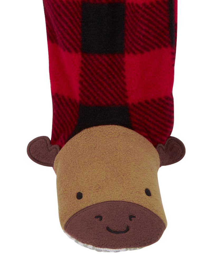 Toddler 2-Pack Fleece Footie Pajamas, image 5 of 6 slides