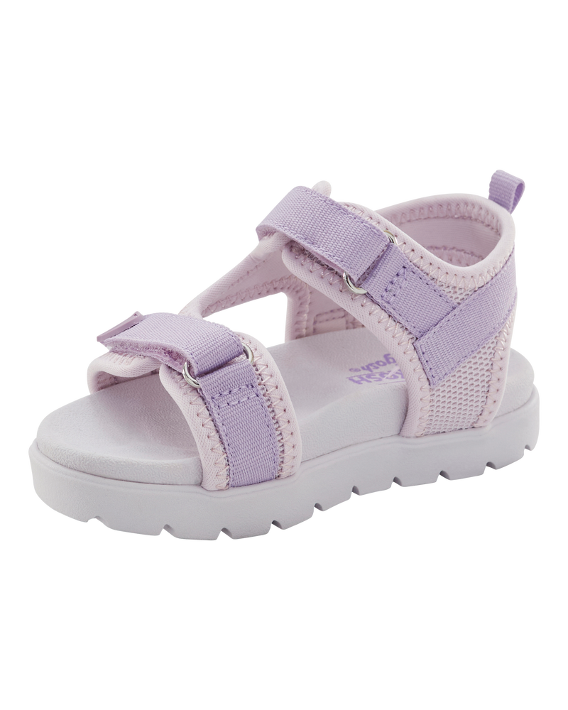 Toddler Casual Girl Sandals - Purple, image 7 of 7 slides