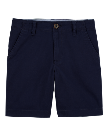 Kid  Stretch Chino Uniform Shorts - Navy, 
