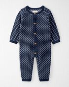 Baby Organic Cotton Sweater Knit Jumpsuit, image 1 of 4 slides