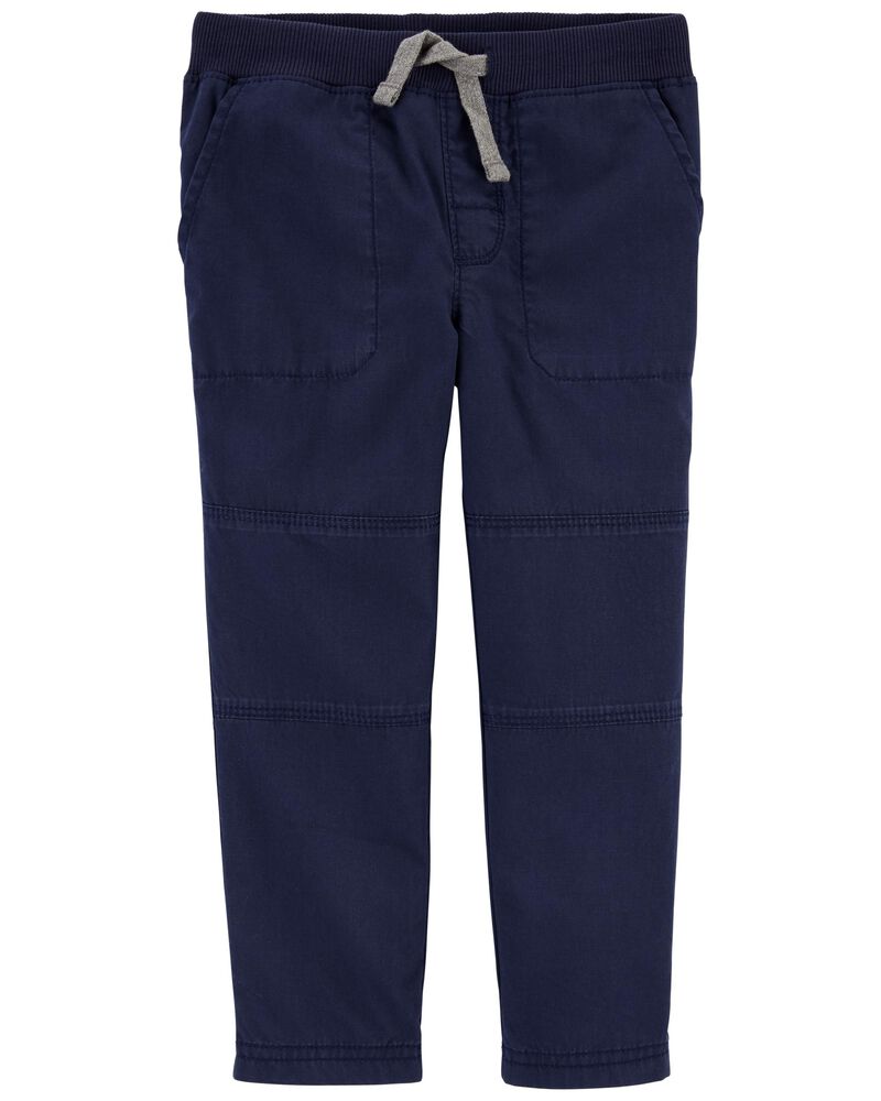 Baby Ribbed Waist Stitch Detail Pants, image 1 of 2 slides