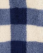 Kid Plaid Fleece Jacket, image 2 of 3 slides