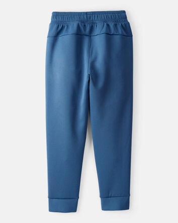Boys Cotton Active Joggers - Blue, 