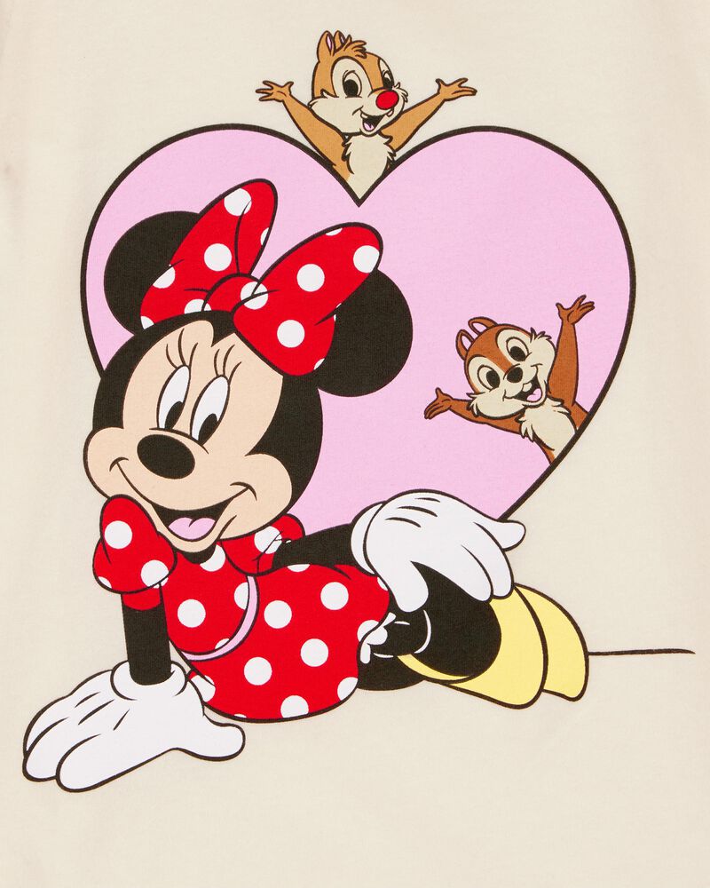 Toddler Disney© Minnie Mouse Short-Sleeve Graphic Tee - Ivory, image 2 of 2 slides