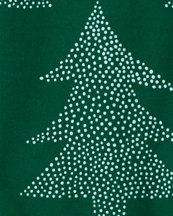 Baby Christmas Tree Snap-Up Cotton Sleep & Play Pajamas