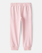 Toddler Bluey French Terry Drawstring Joggers - Pink, image 3 of 4 slides