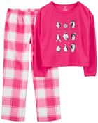 Kid 4-Piece Penguin & Hot Cocoa Pajamas, image 3 of 5 slides