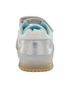 Toddler Light Up Metallic Sneakers - Silver/Aqua, image 4 of 8 slides