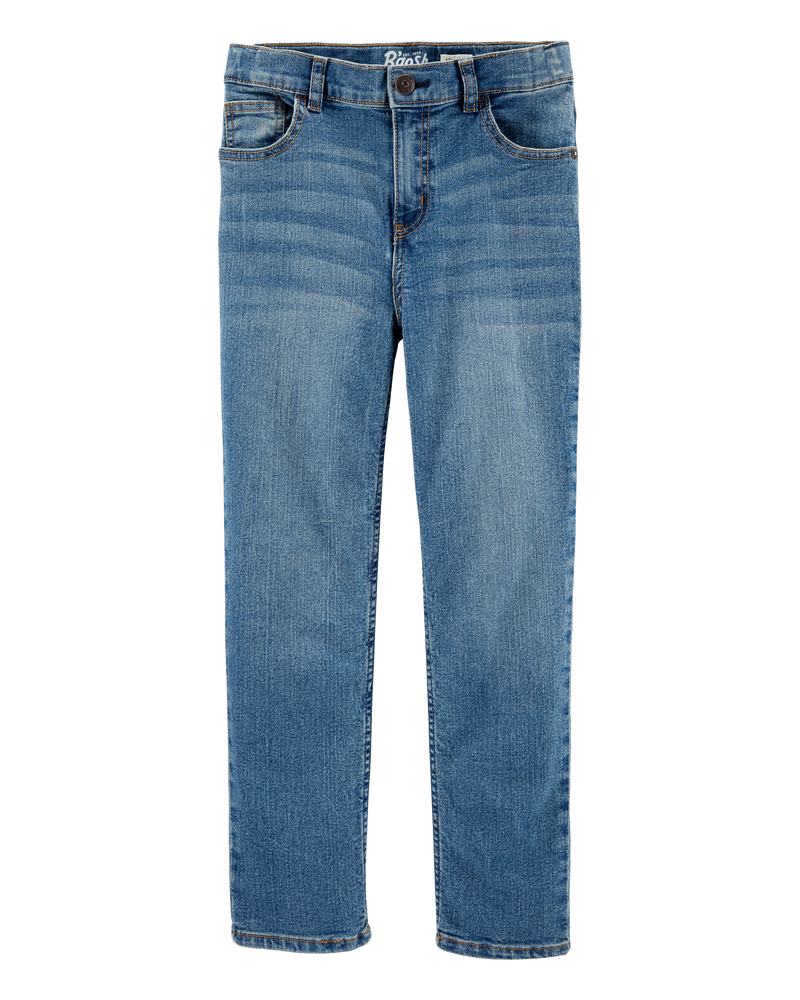 Kid Medium Wash Straight-Leg Jeans, image 1 of 6 slides