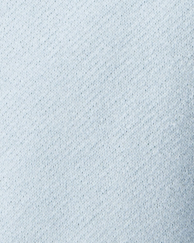 Baby Girl Cotton Joggers - Blue, image 3 of 4 slides