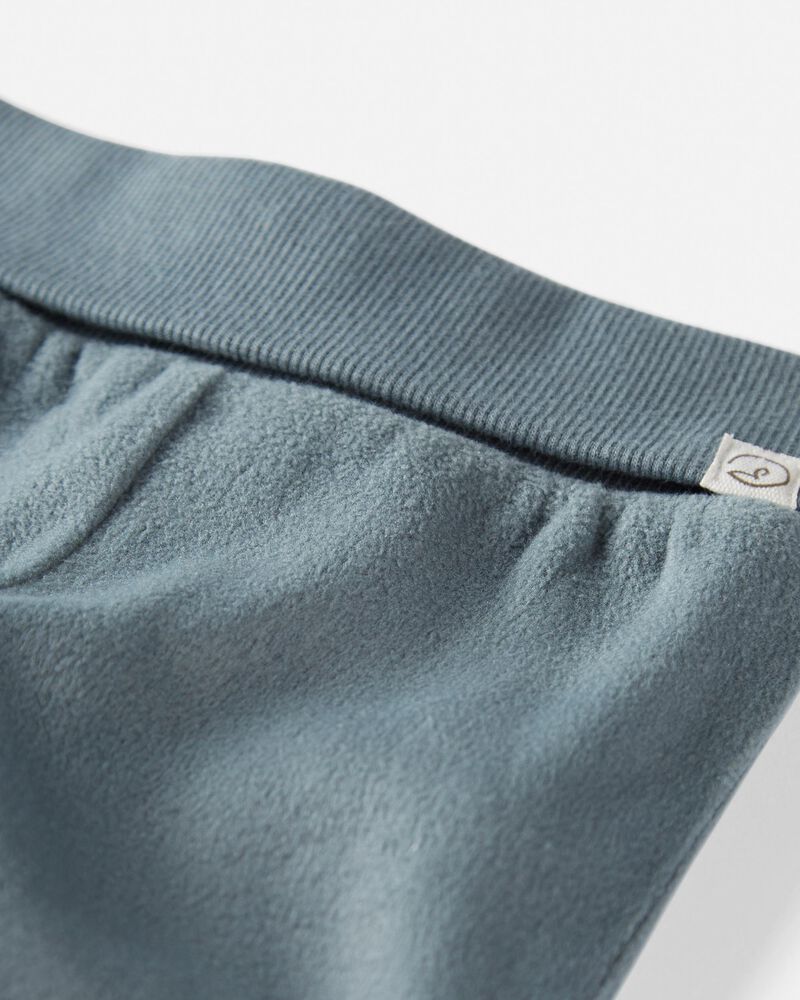 Baby Grow-With-Me Fleece Joggers Made with Recycled Materials , image 3 of 5 slides