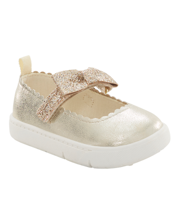  Every Step® First Walker Mary Jane Shoes - Gold, 