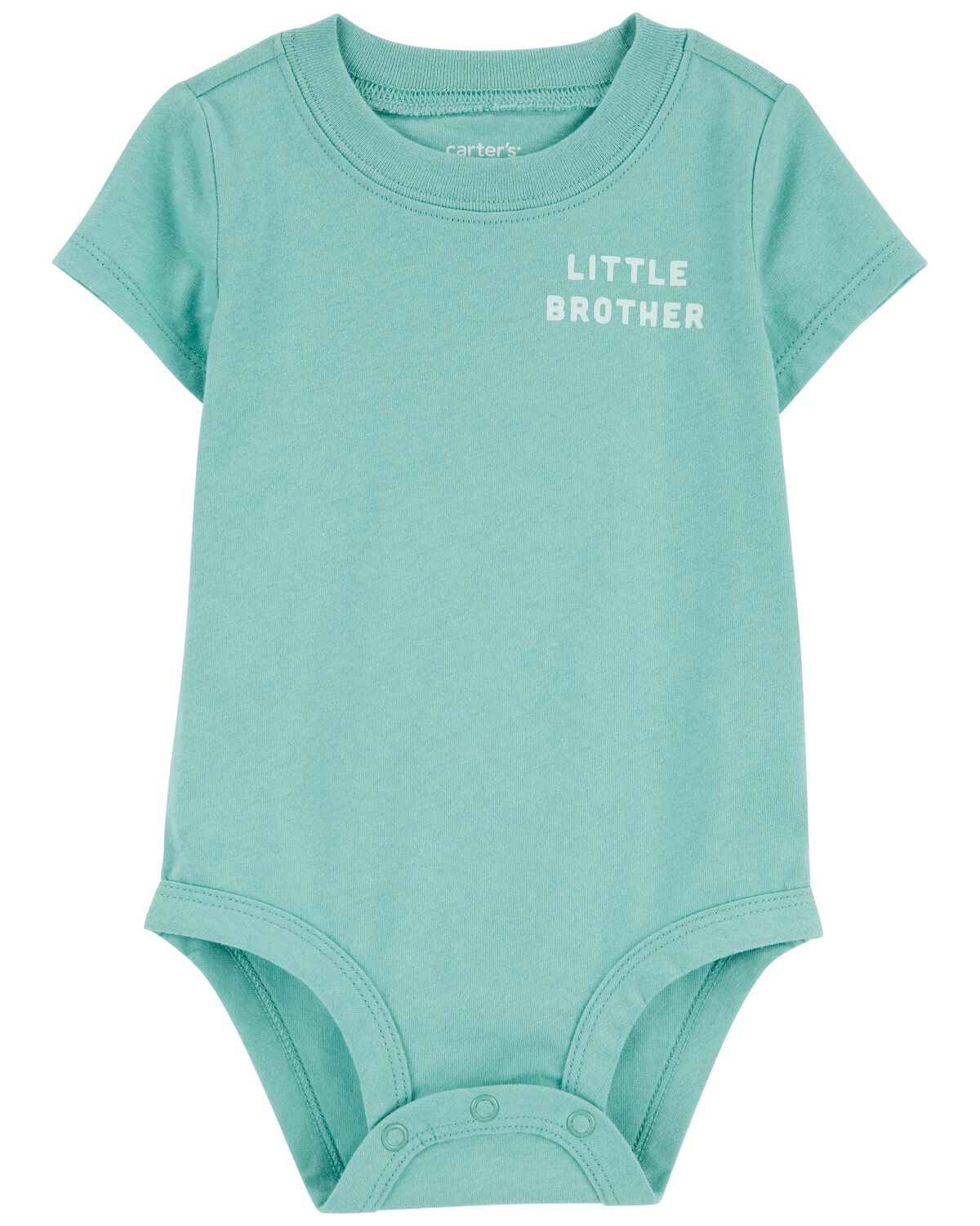 Green Baby Little Brother Cotton Bodysuit | carters.com