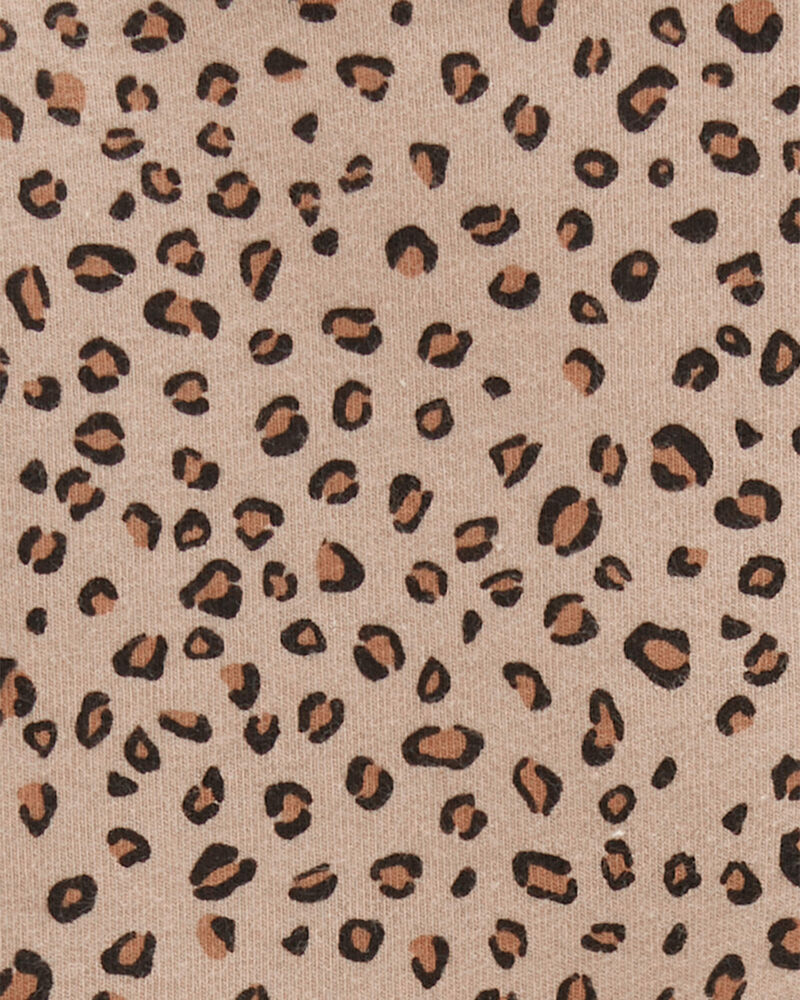 Baby Cotton Leopard Stretch Leggings, image 3 of 5 slides