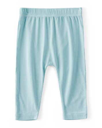 Baby Boy 2-Pack PurelySoft Pull-On Pants - Blue/Ivory, 