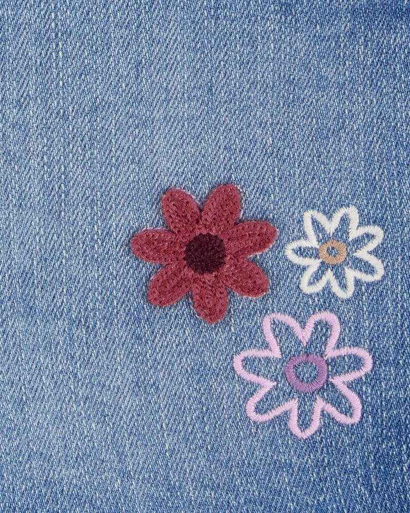 Baby Iconic Denim Shorts - Blue, image 3 of 4 slides