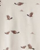 Baby Organic Cotton Pajamas in Beavers' Creek Print, image 3 of 5 slides
