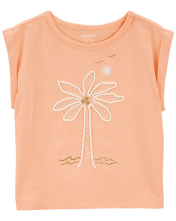 Toddler Palm Tree Knit Tee, 